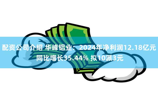 配资公司介绍 华峰铝业：2024年净利润12.18亿元 同比增长35.44% 拟10派3元