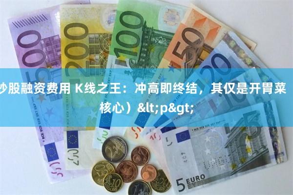 炒股融资费用 K线之王：冲高即终结，其仅是开胃菜（核心）<p>