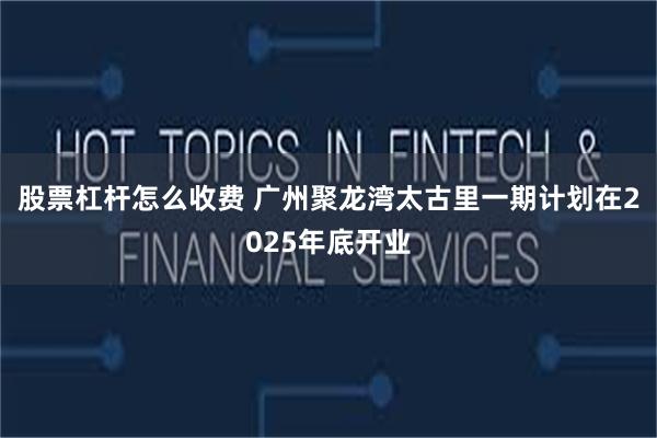 股票杠杆怎么收费 广州聚龙湾太古里一期计划在2025年底开业